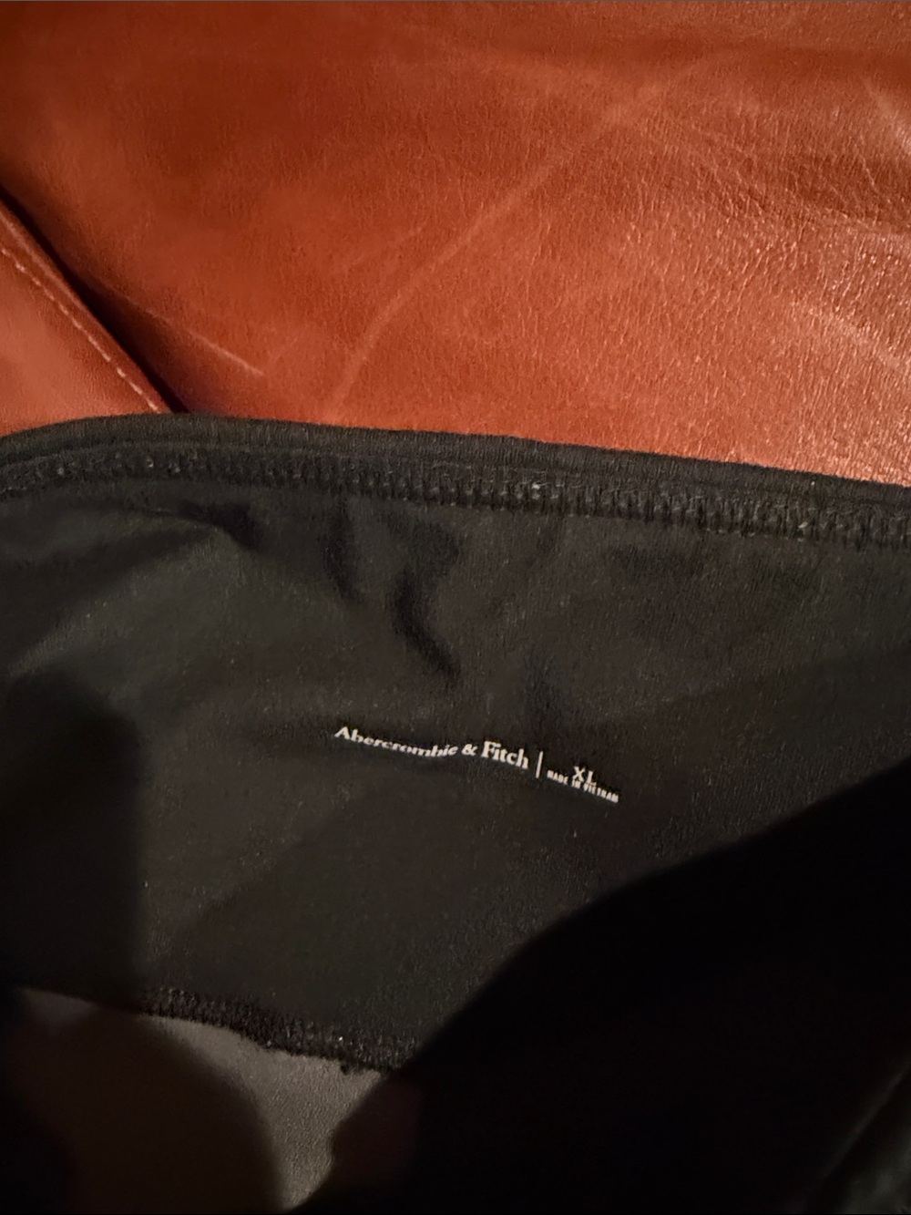 Abercrombie & Fitch Black Marble Print Sports Bra and XL Leggings Set L Top - Picture 3 of 6
